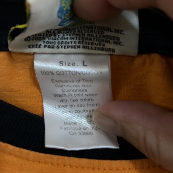 SpongeBob SquarePants long sleeve T-shirt - Picture 3 of 4